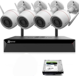 Zestaw do monitoringu Wi-Fi EZVIZ 4x H3c 2K+ 4MP EZVIZ
