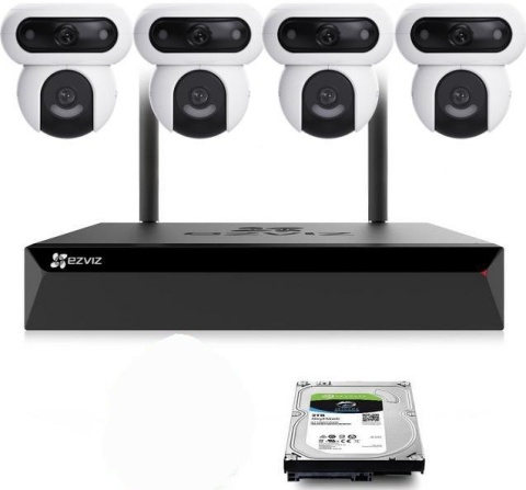 Zestaw do monitoringu Wi-Fi EZVIZ 4x H90 4MP+4MP EZVIZ
