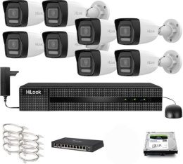 Zestaw monitoringu Hilook 8x IPC-B140HA-LU z dyskiem 2TB
