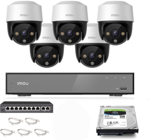 Zestaw monitoringu Imou 5x kamera Cruiser 4MP POE IMOU