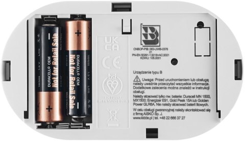 Czujnik czadu z wyświetlaczem Kidde K5DCO KIDDE