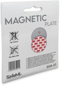 Płytki magnetyczne montażowe do czujników czadu, dymu SHA-01 SAFEMI