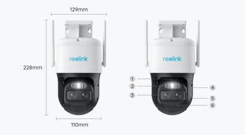 Kamera IP Reolink Trackmix Series G770 8MP LTE z panelem solarnym
