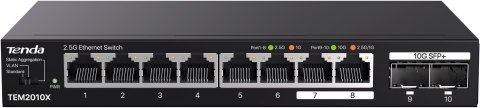 SWITCH TENDA TEM2010X 2,5GE 10GSFP+