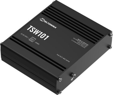Teltonika TSW101 switch przemysłowy PoE+ (TSW101000000)
