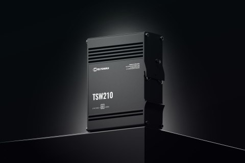 Teltonika TSW210 switch przemysłowy 8xGE 2xSFP PoE+ (TSW210000040) DIN