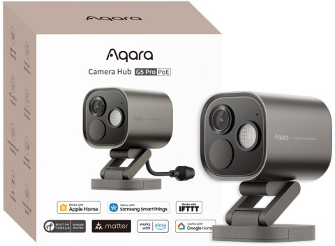 Aqara Camera Hub G5 Pro PoE Szara | Kamera IP | 1520p, Zigbee, CH-C03D