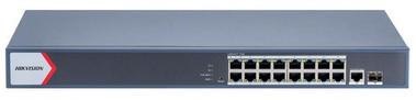 Switch 16x1Gb PoE Hikvision DS-3E1518P-EIV2