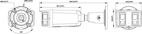 Kamera IP Hikvision DS-2CD2T87G3P-LIS2UY/SL(180°)(O-STD)