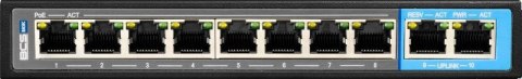 SWITCH POE dla 8 kamer IP BCS-B-SP0802G