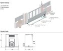 Zestaw Somfy Elixo 3S+ M IO Comfort Pack do 600kg bram przesuwnych