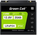 AKUMULATOR LITOWO-ŻELAZOWO-FOSFORANOWY LiFePO4 Green Cell Cube 12.8V 20Ah LFPGC12V20AH