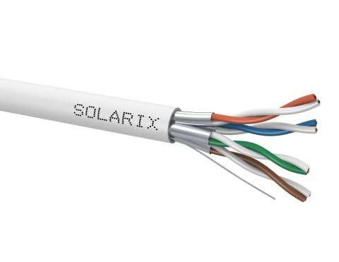KABEL SKRĘTKA SOLARIX CAT.6A F/FTP LSOH Dca-s2,d2,a1 szpula 500m