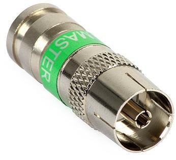 Gniazdo antenowe kompresyjne IEC-f 113 MASTER na przewód Triset-113 DIPOL