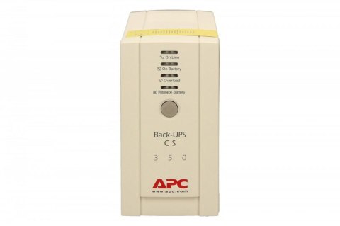 APC Zasilacz awaryjny BACK-UPS CS 350VA USB/SERIAL 230V BK350EI