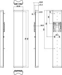 DS-3WF5000A-120 sektorowa antena Hikvision 5GHz Antena o podwójnej polaryzacji i kącie pokrycia 120°