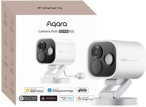 Kamera IP CH-C03D Aqara Camera Hub G5 Pro, biała, PoE, Zigbee, 4Mpx