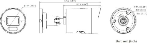 Kamera IP Hikvision DS-2CD2083G2-LI2U/SL(4mm)