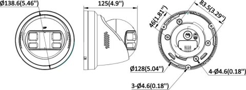 Kamera IP Hikvision DS-2CD2363G2P-LISU/SL(180°)(O-STD)