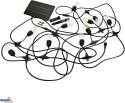 SOLARNA GIRLANDA OGRODOWA LED BEMKO SOLBEE 3W 3000K 10SZT 10M IP65 CZARNA C83-SOB-003BL-3K
