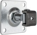 Zawias PSG 61.019 z szyldem 100x100x4mm - gwint M20 (regulowany)