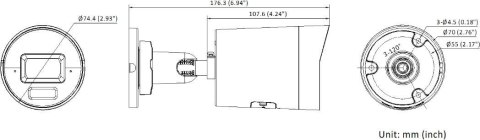 Kamera IP Hikvision DS-2CD2043G2-LIZ2UY(2.8/4mm)/BLACK