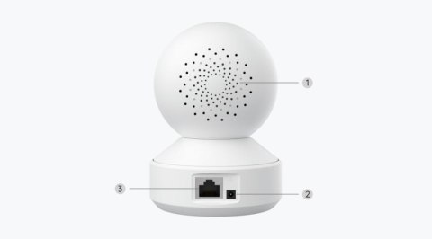 Kamera IP Reolink E340 wewnętrzna obrotowa 8MPx WiFi biała