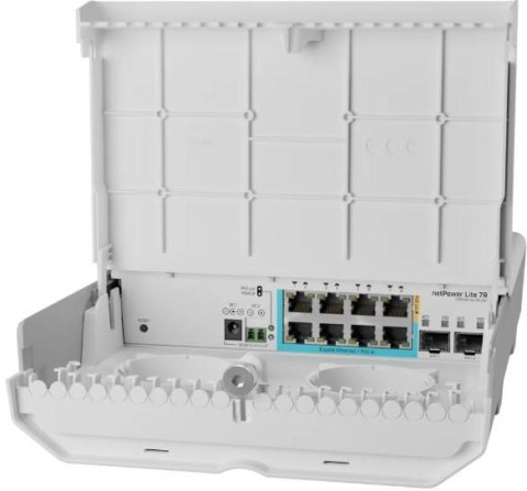 MIKROTIK ROUTERBOARD netPower Lite 7R (CSS610-1GI-7R-2S+OUT)