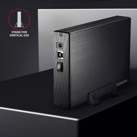 Obudowa zewnętrzna AXAGON EE35-XA3 aluminiowa, USB 3.2 Gen 1 SATA 3G 3.5"