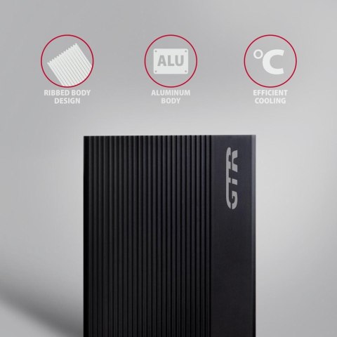 Obudowa zewnętrzna AXAGON EE35-GTR aluminiowa USB3.2 Gen1 - SATA 6G 3.5''