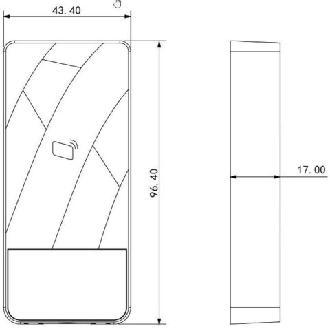 CZYTNIK RFID DAHUA ASR1200E-D