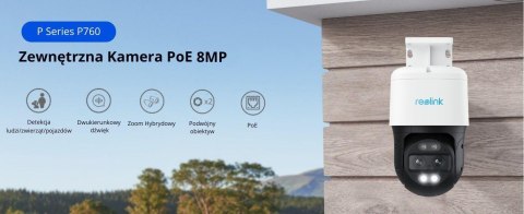 Kamera IP Reolink Trackmix Series P760 POE obrotowa 8MP