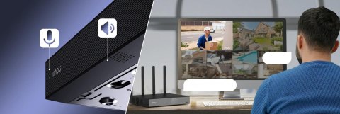 Rejestrator IP Imou NVR-N110W-8A0E Wi-Fi 10- kanałowy