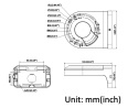 Hikvision DS-220AZJ-130-BA uchwyt ścienny kamer kopułkowych i turret