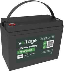 Akumulator LiFePO4 Voltage 12,8 V 50 Ah LFPVE12-50 Bluetooth (Żywotność ~5000 cykli)