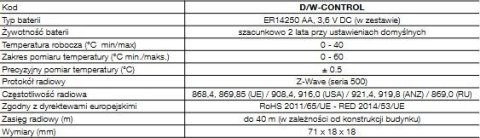 NICE FGDW-002-7 EU Door/Window-control zbliżeniowy czujnik otwarcia drzwi i okien brązowy