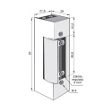 Elektrozaczep JIS 1743-BT CDVI symetryczny z blokadą i niewidoczną pamięcią Model: SDTRINV1024