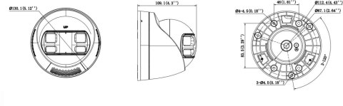 Kamera IP Hikvision DS-2CD1363G2P-LIUF/SL(2.8mm)